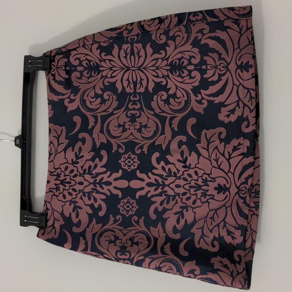 Patterned Mini Skirt